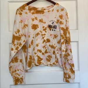 Grayson LS Malibu Tie Dye Crop Top